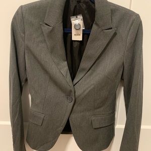 Express gray blazer, size 0, brand new